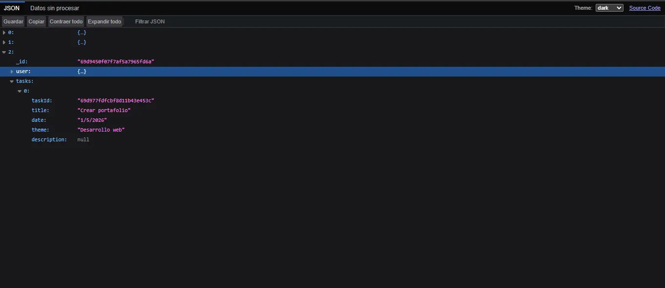 Backend Aplicacion To Do