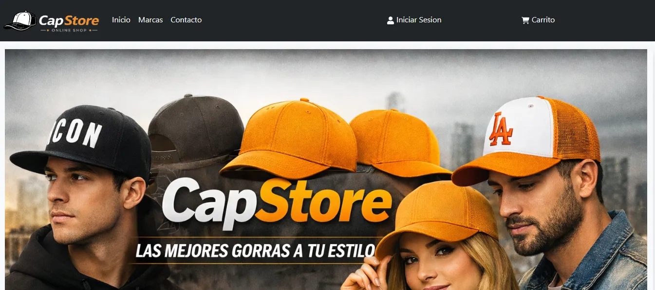 E-commerce Gorras